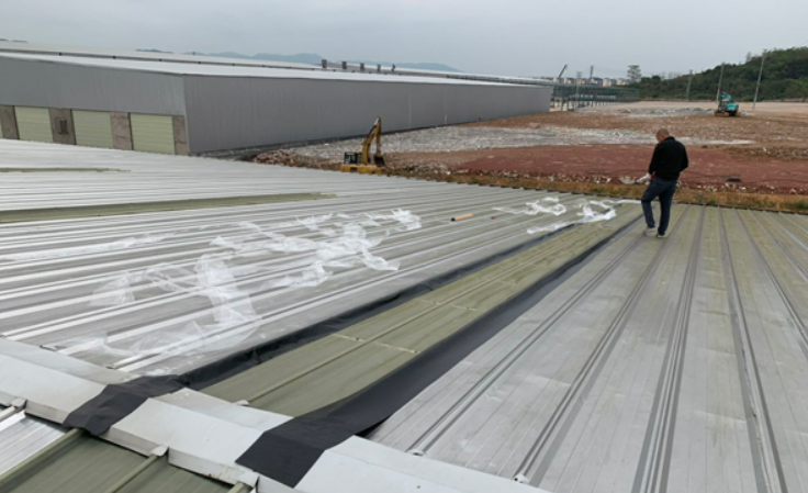 鄞州厂房屋面防水维修案例